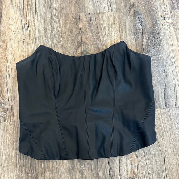 revolve leather corset top size medium - Picture 1 of 3